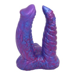 blue demon realistic double dildo 03