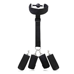 collar neck cuffs and handcuffs bondage restraints